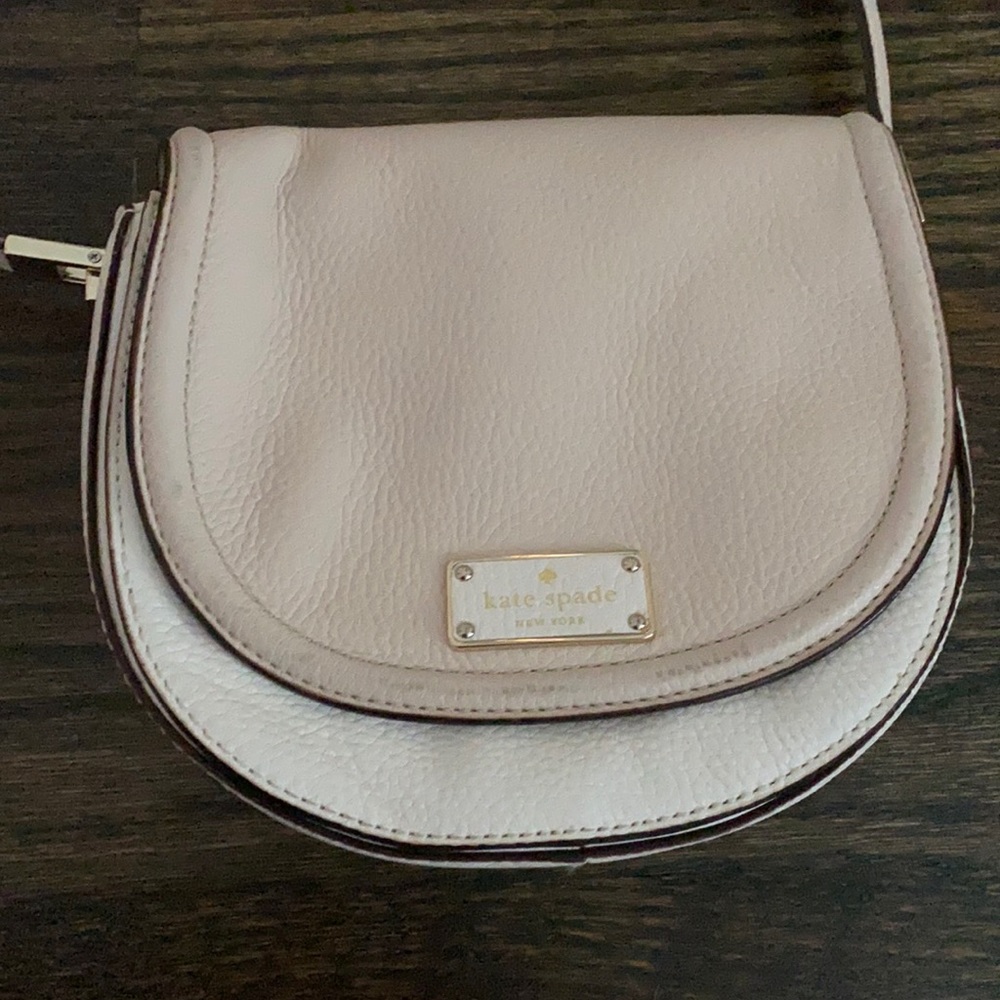 Kate Spade - white/cream bag with shoulder strap